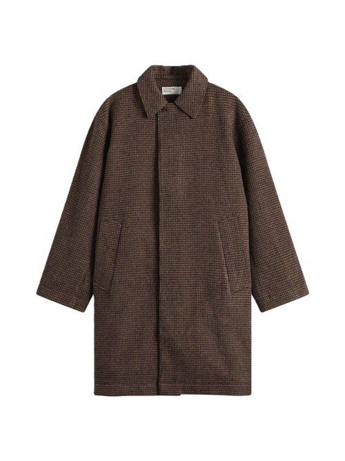 Stan Coat navy/brown Universal Works. | 35170NAVY/BROWN